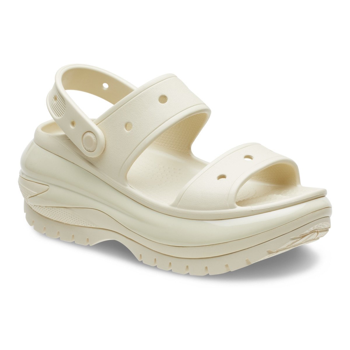 Sandale Crocs Classic Mega Crush Sandal Bej - Bone - 1 | YEO