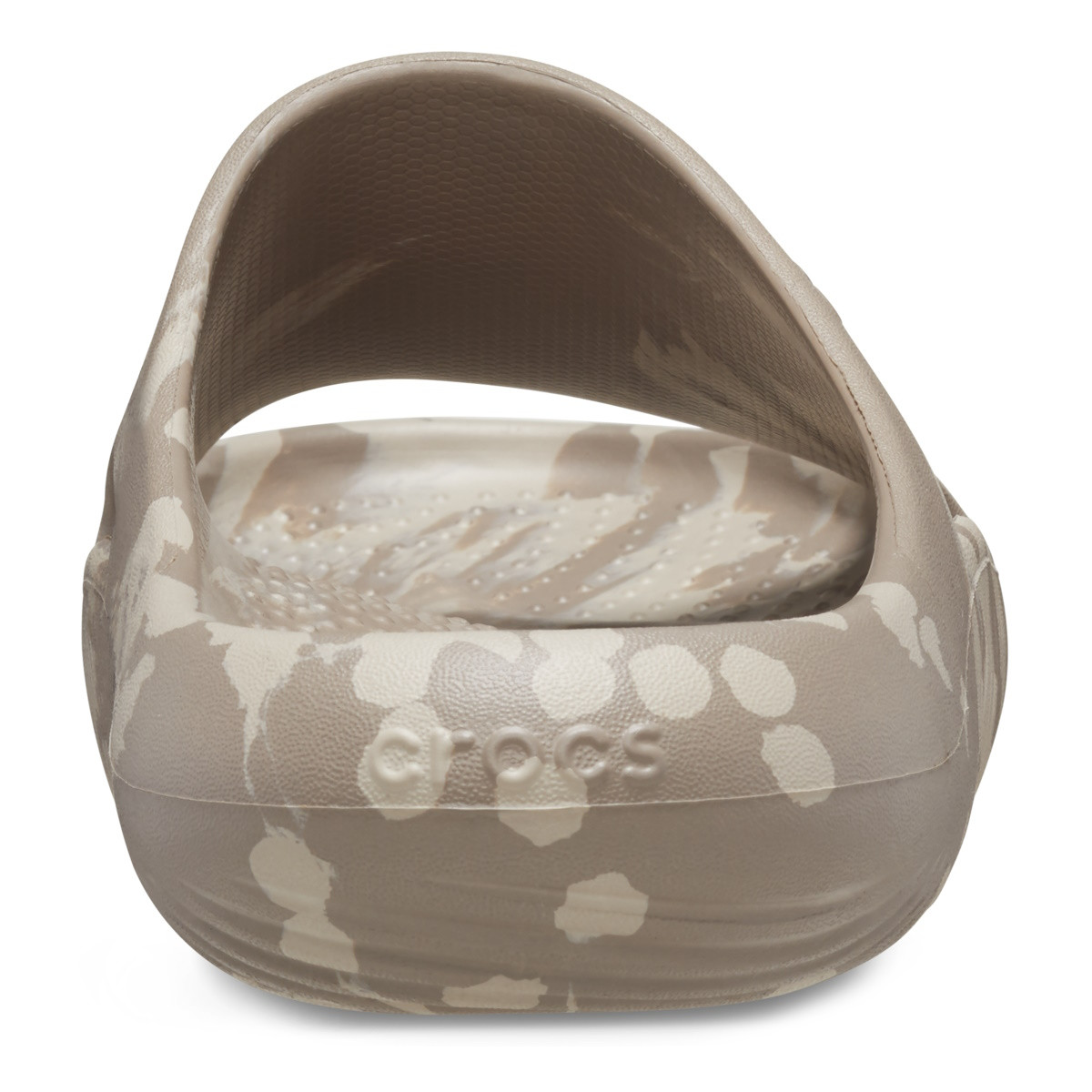 Papuci Crocs Mellow Marbled Slide Bej - Mushroom/Cobblestone - 5 | YEO