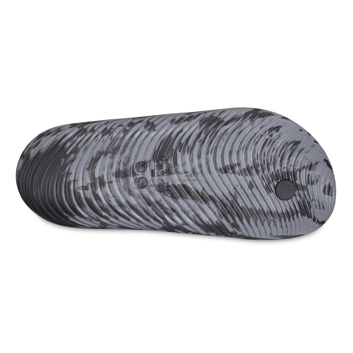 Papuci Crocs Mellow Marbled Slide Negru - Black/Charcoal