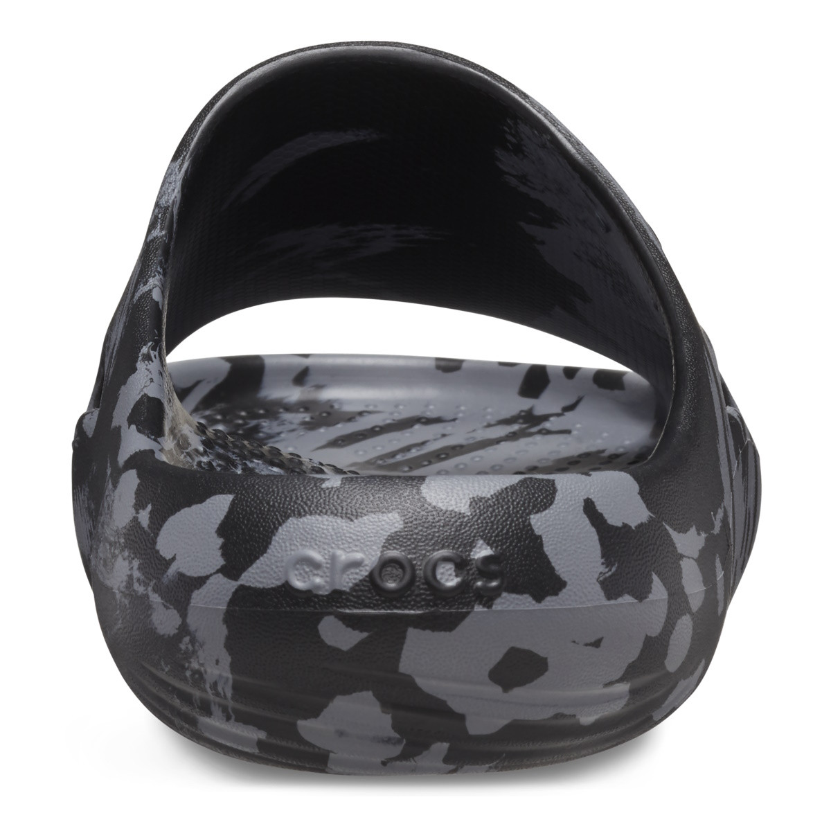 Papuci Crocs Mellow Marbled Slide Negru - Black/Charcoal - 5 | YEO