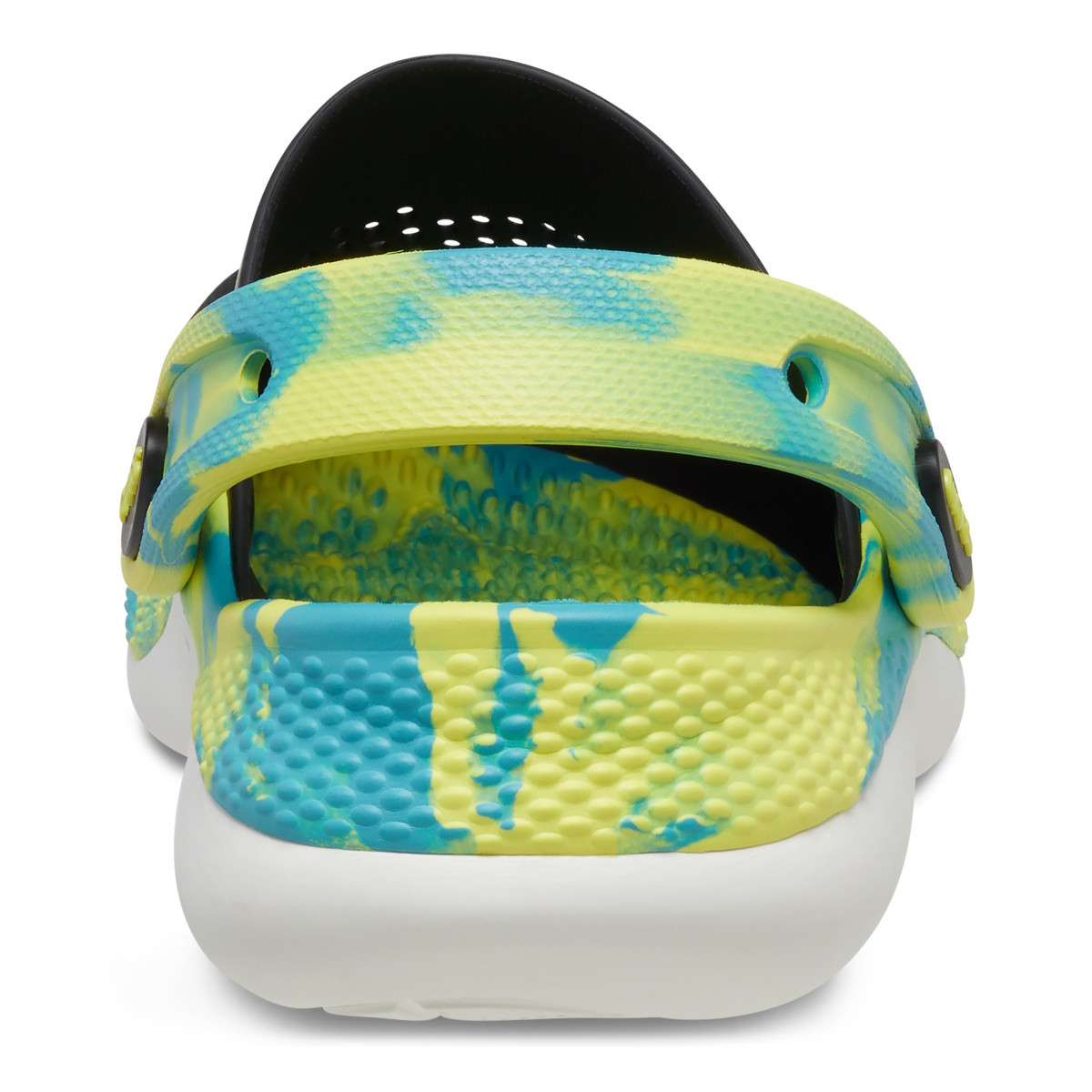 Saboți Crocs LiteRide 360 Marbled Clog Kids Negru - Black/Multi - 3 | YEO