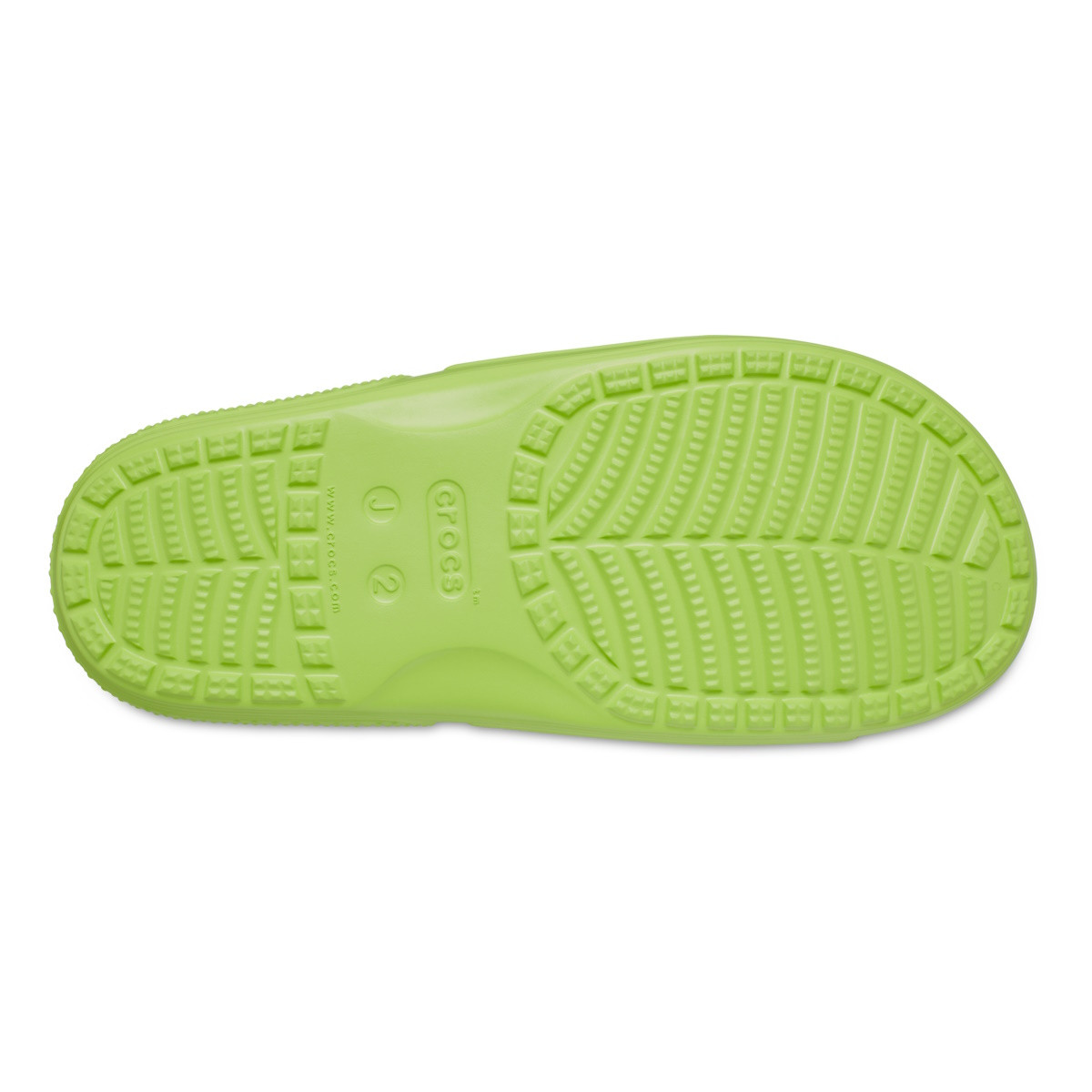 Papuci Kid\'s Classic Crocs Slide Verde - Limeade - 3 | YEO