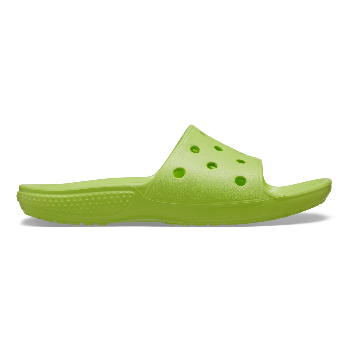 Papuci Kid\'s Classic Crocs Slide Verde - Limeade