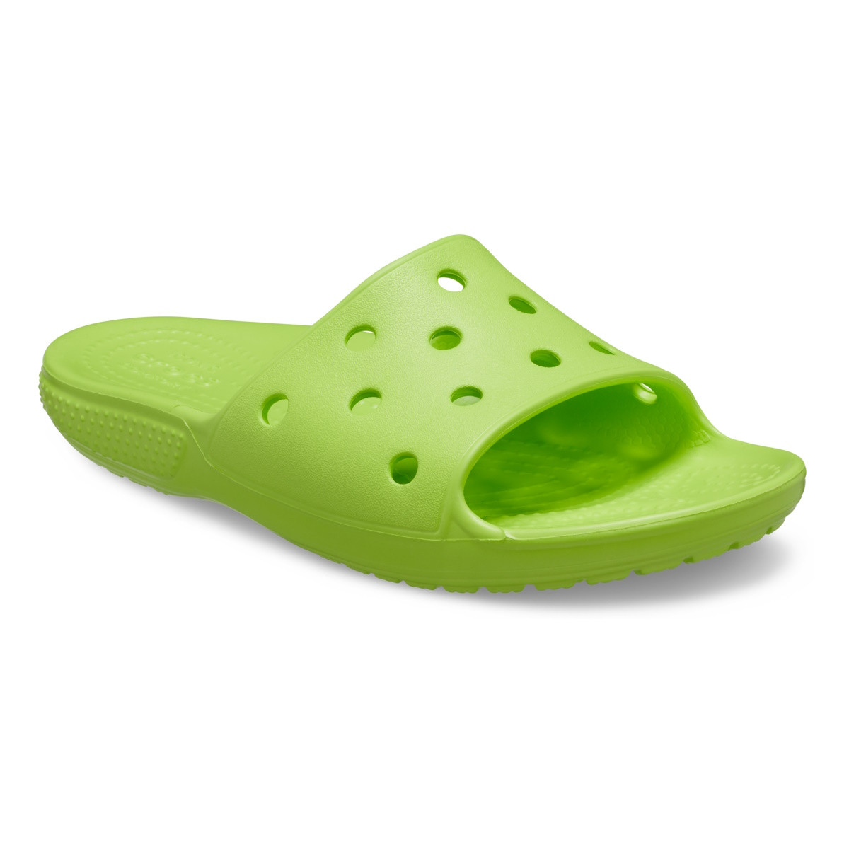 Papuci Kid\'s Classic Crocs Slide Verde - Limeade - 2 | YEO