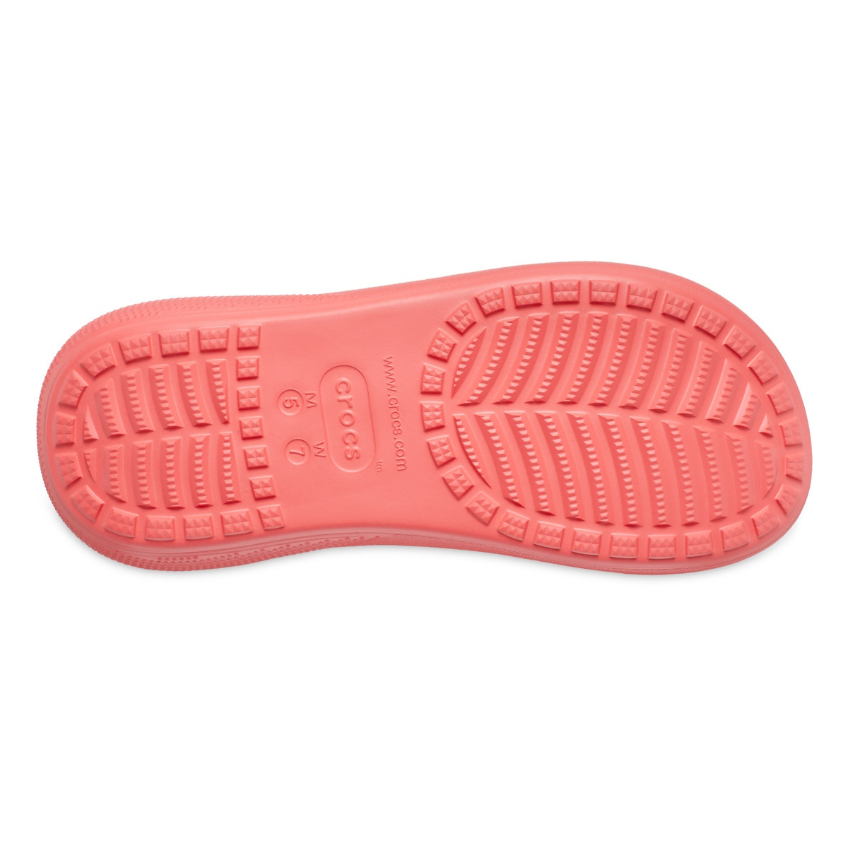 Sandale Crocs Classic Crush Sandal Roz - Neon Watermelon