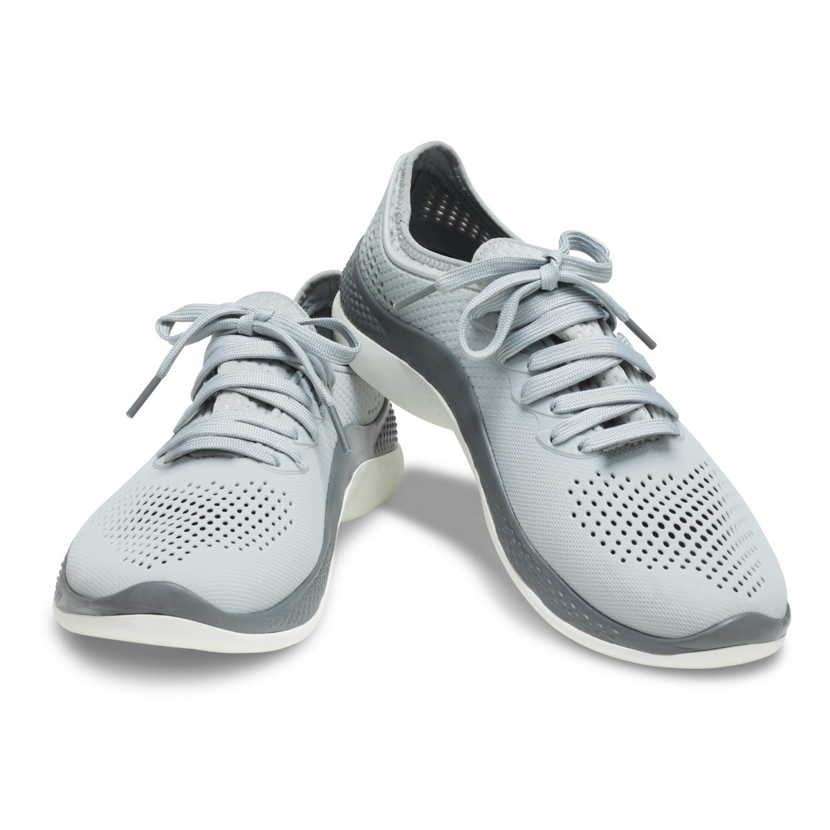 Pantofi Crocs LiteRide 360 Pacer W Gri - Light Grey/Slate Grey - 3 | YEO