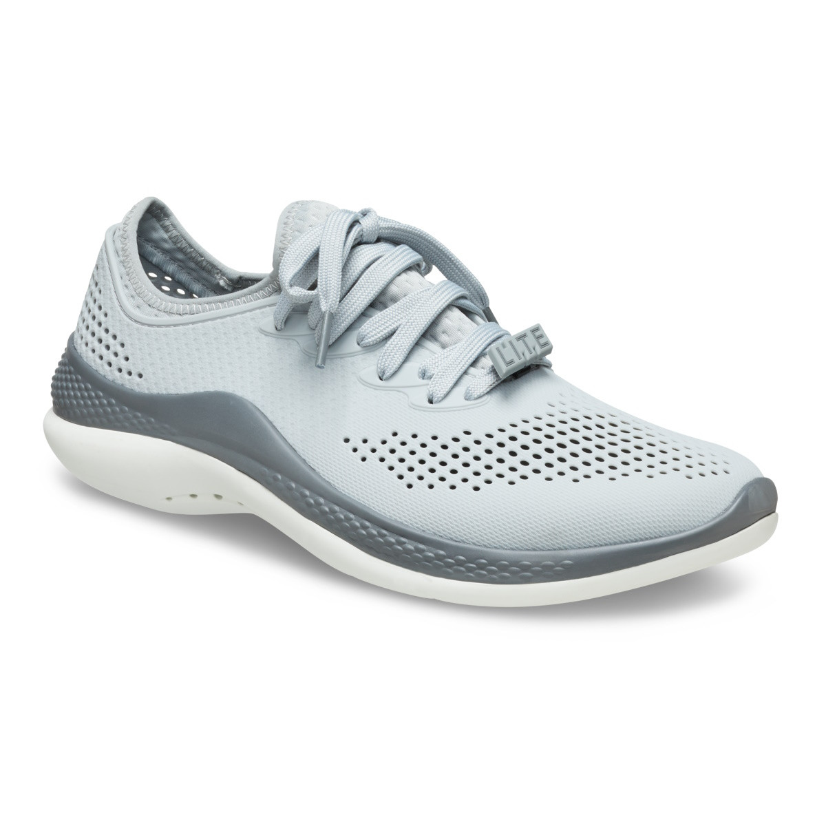 Pantofi Crocs LiteRide 360 Pacer W Gri - Light Grey/Slate Grey - 1 | YEO