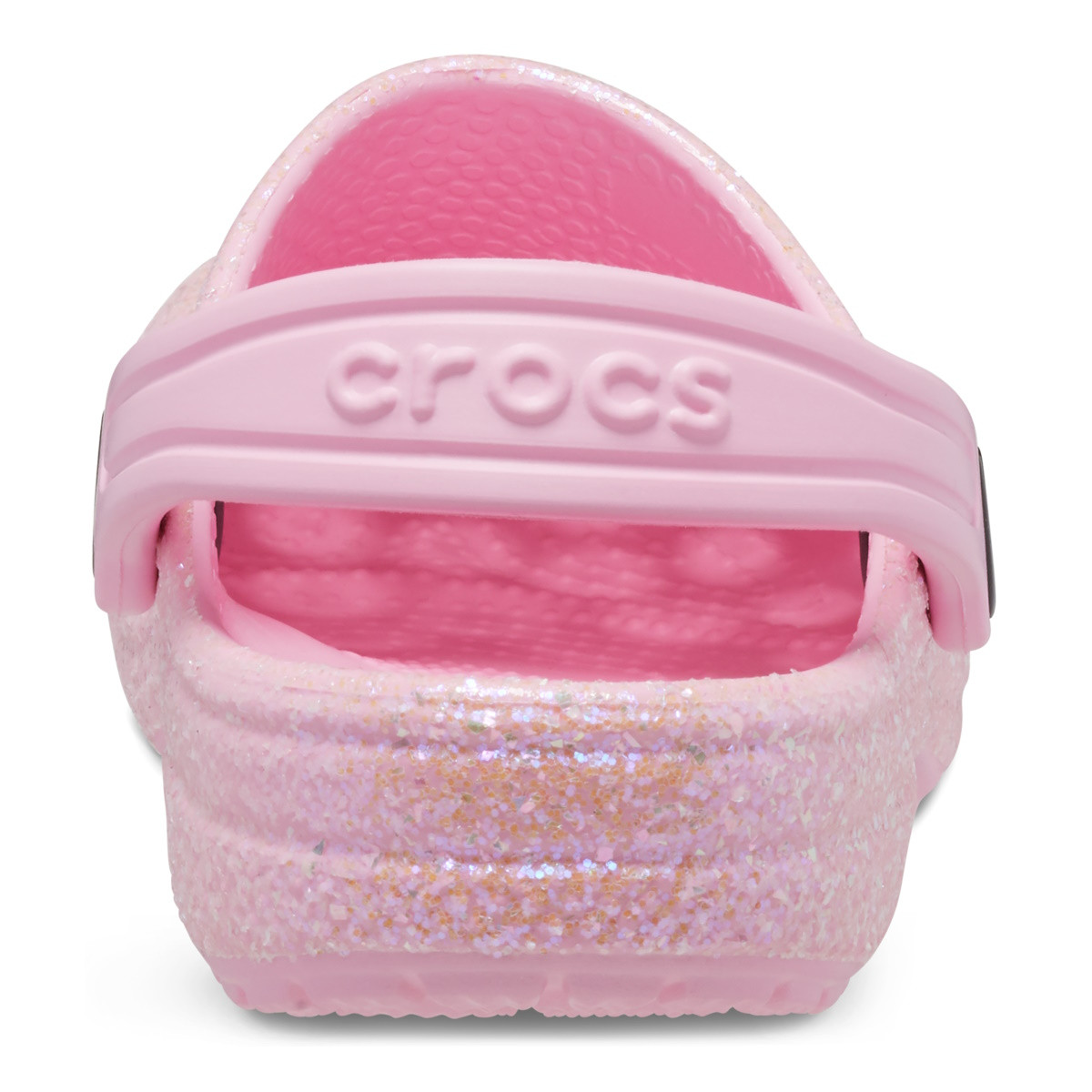 Saboti Crocs Toddler Classic Glitter Clog Roz - Flamingo - 5 | YEO
