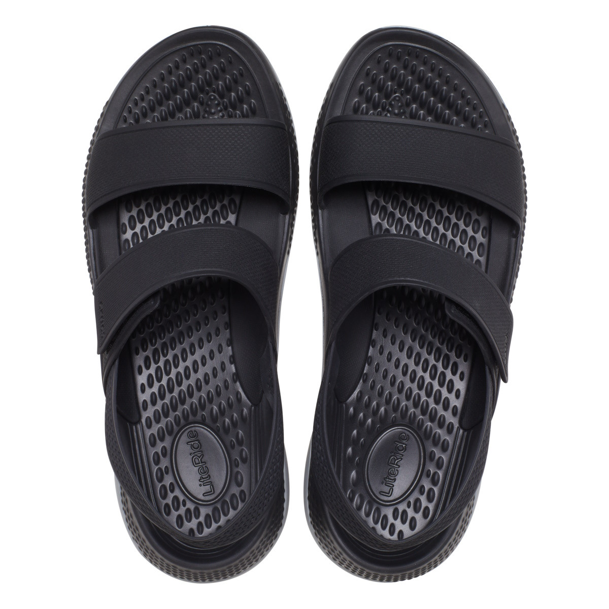 Sandale Crocs Women’s LiteRide 360 Sandal Negru - Black/Light Grey - 4 | YEO