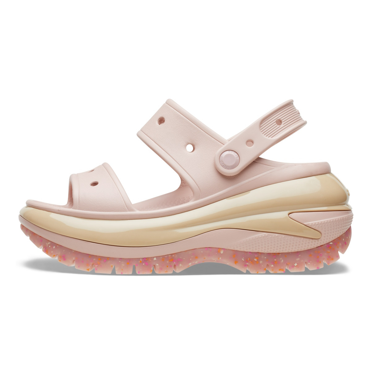 Sandale Crocs Classic Mega Crush Sandal Roz - Pink Clay - 2 | YEO