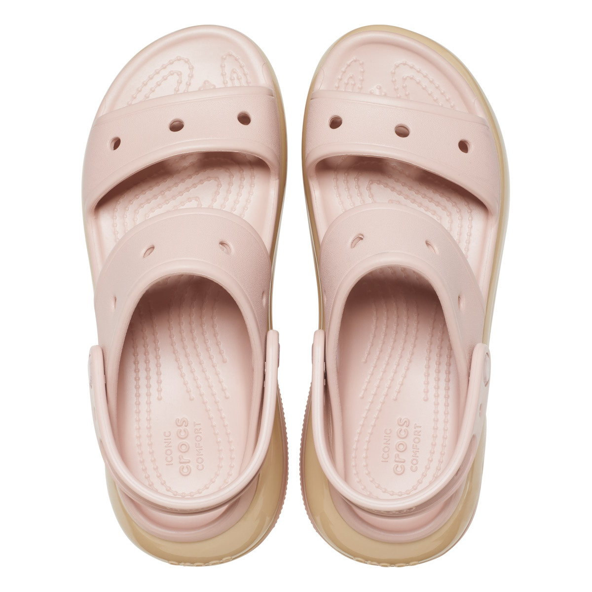 Sandale Crocs Classic Mega Crush Sandal Roz - Pink Clay - 4 | YEO