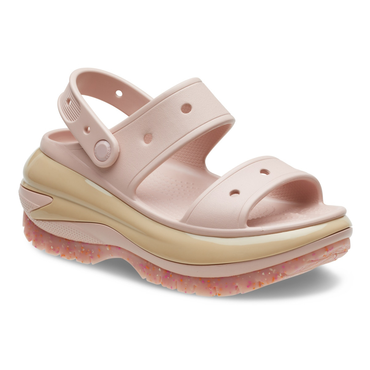 Sandale Crocs Classic Mega Crush Sandal Roz - Pink Clay - 1 | YEO