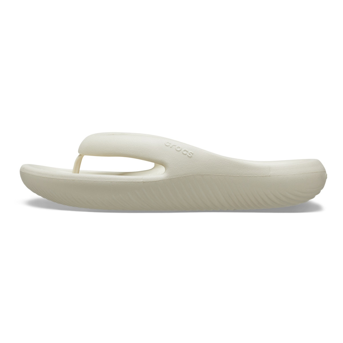 Șlapi Crocs Classic Mellow Flip Bej - Bone - 2 | YEO