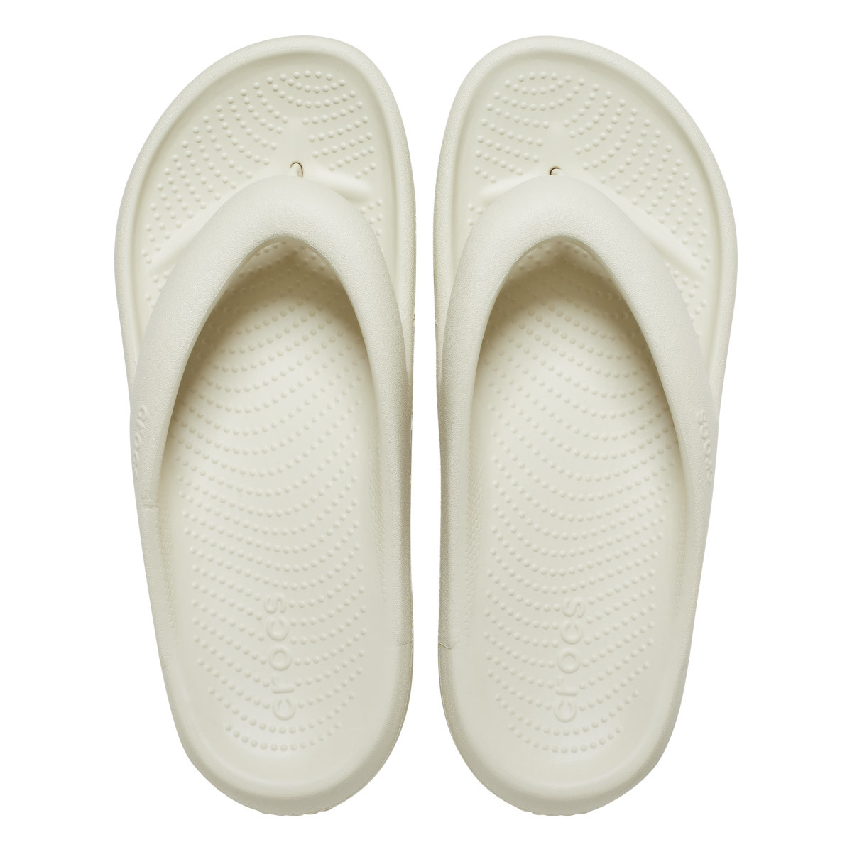 Șlapi Crocs Classic Mellow Flip Bej - Bone - 4 | YEO