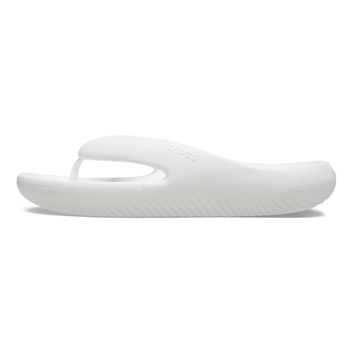 Șlapi Crocs Classic Mellow Flip Alb - White - 2 | YEO