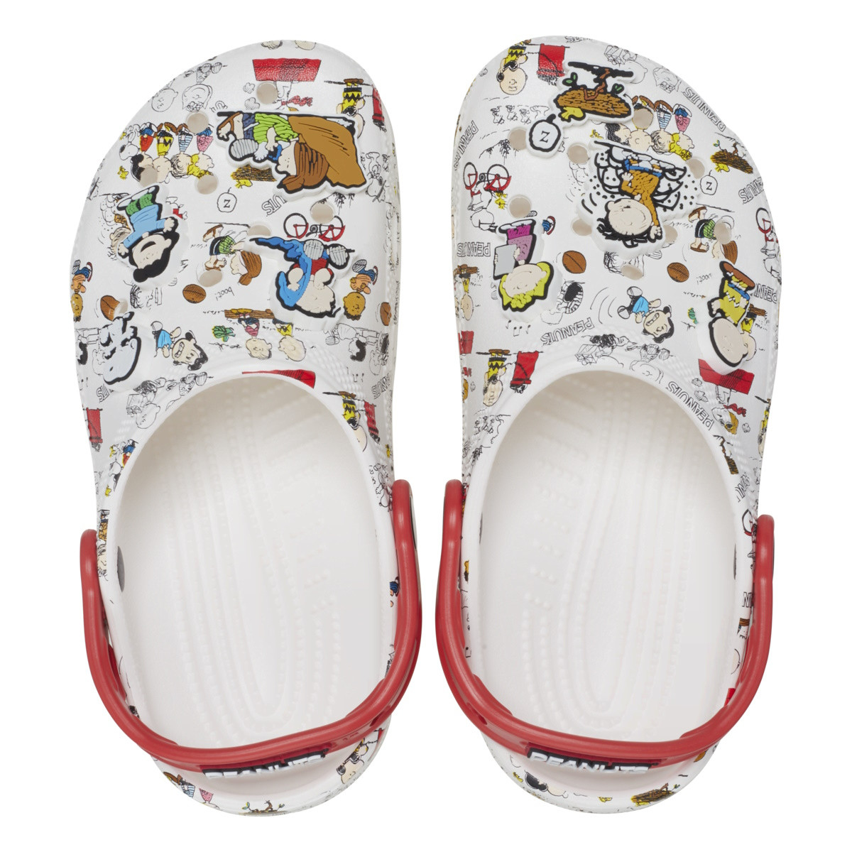 Saboti Crocs Peanuts Classic Clog Kids Alb - White/Multi - 5 | YEO