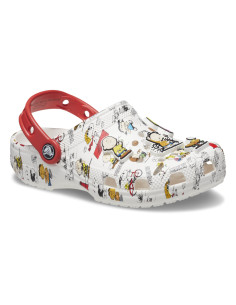 Saboti Crocs Peanuts... Alb - White/Multi 2