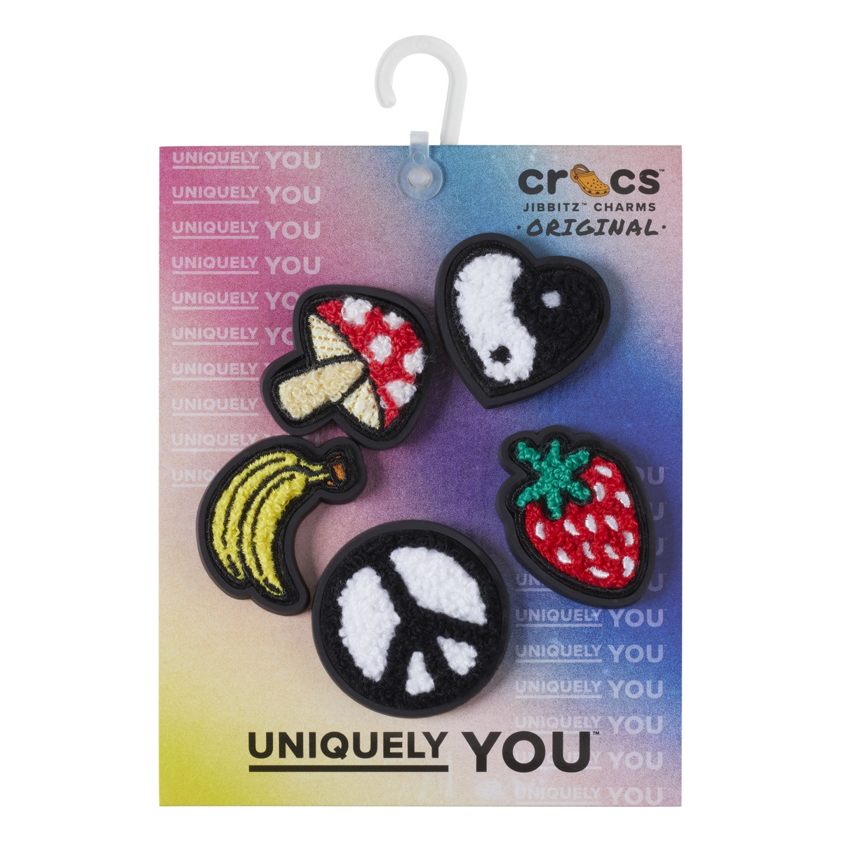Jibbitz Crocs Peace & Love Tufted Patch 5 Pack - 2 | YEO