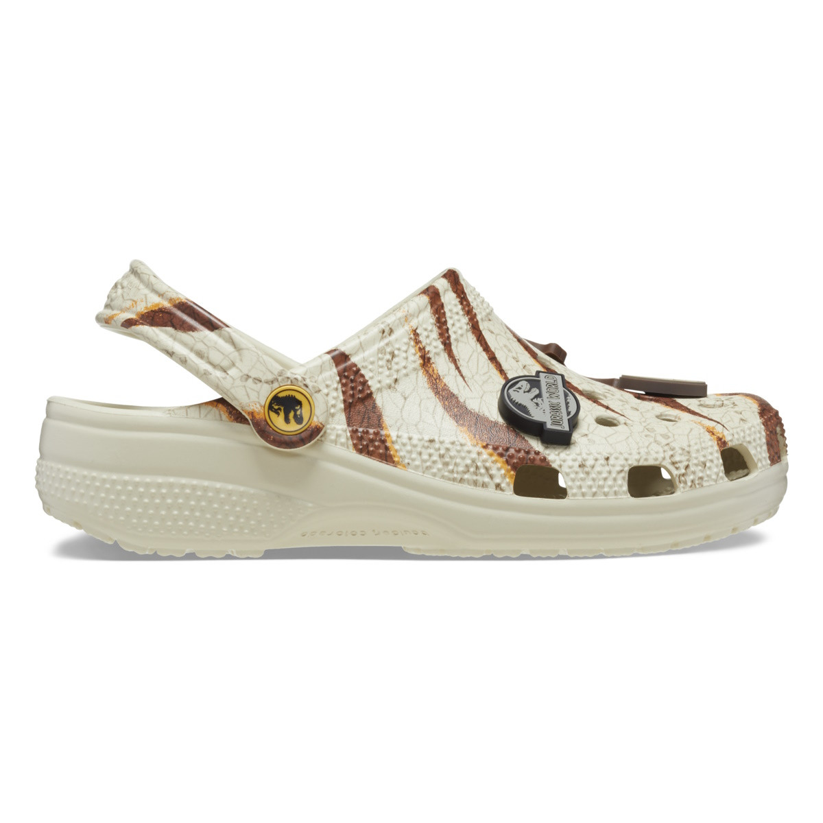Saboti Crocs Classic Jurassic World Clog Bej - Bone - 1 | YEO