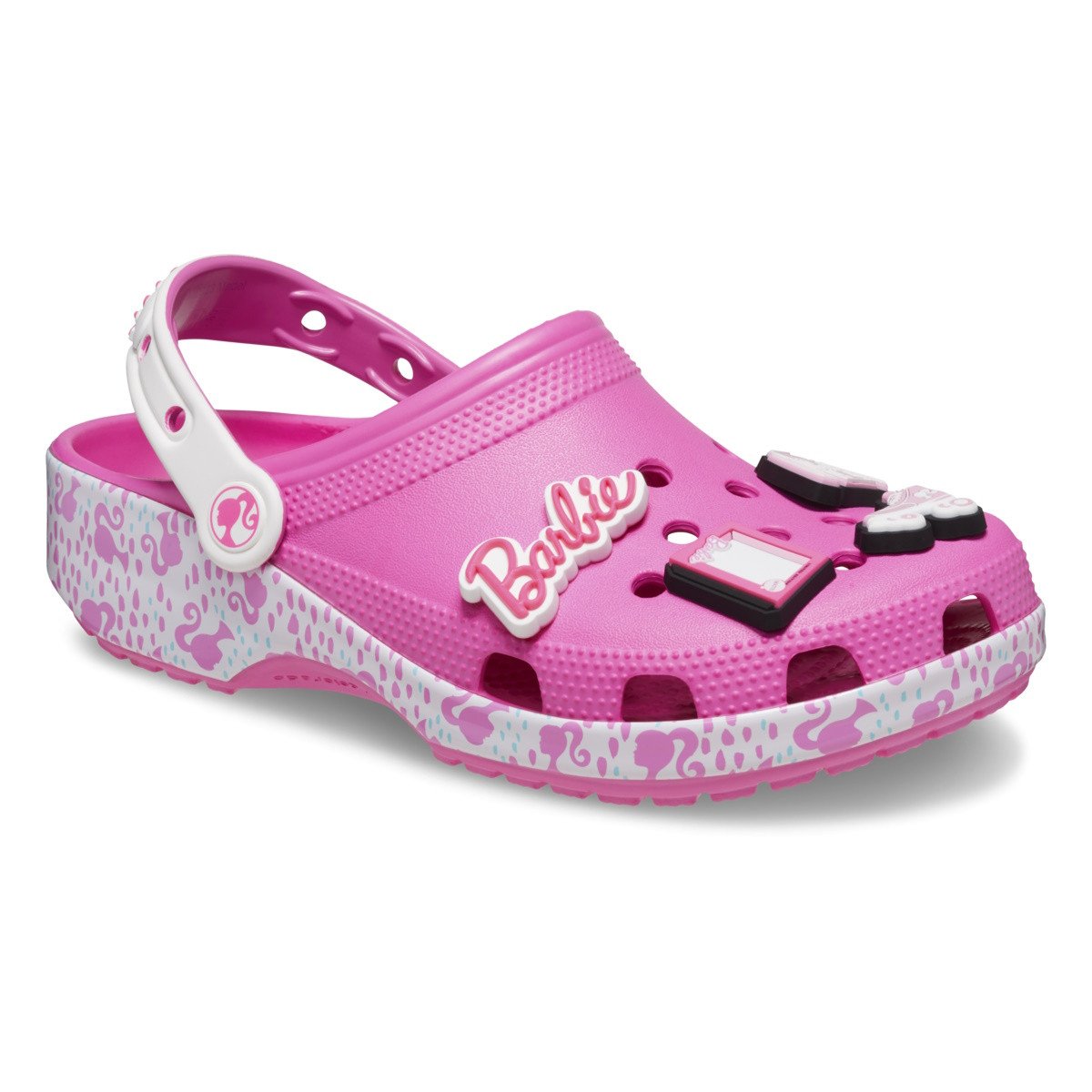 Saboti Crocs Classic Barbie Clog Roz - Electric Pink - 2 | YEO