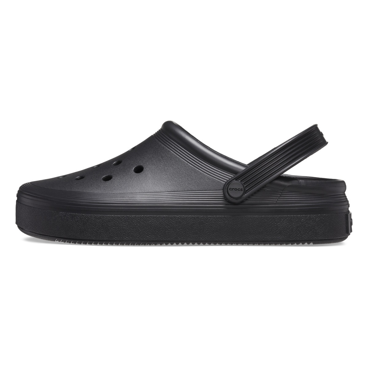 Saboți Crocs Crocband Off Court Clog Negru - Black/Black - 2 | YEO