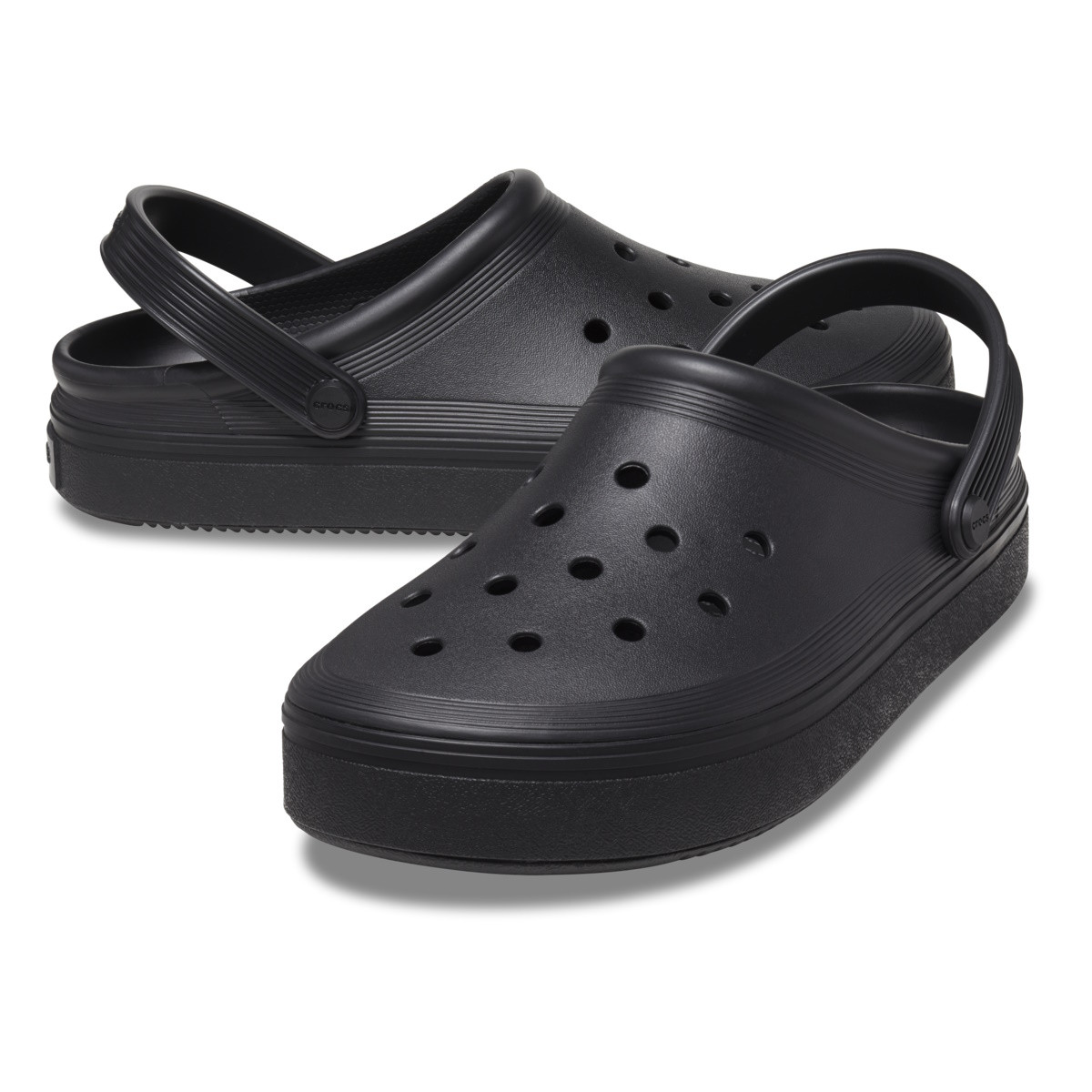 Saboți Crocs Crocband Off Court Clog Negru - Black/Black - 3 | YEO