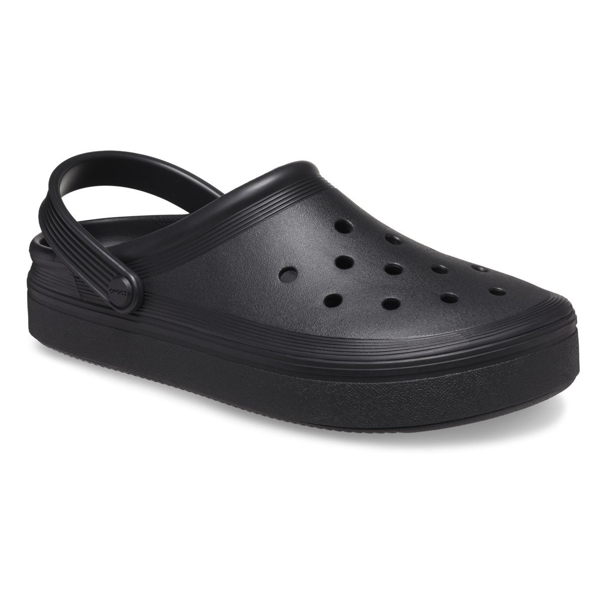 Saboți Crocs Crocband Off Court Clog Negru - Black/Black - 1 | YEO
