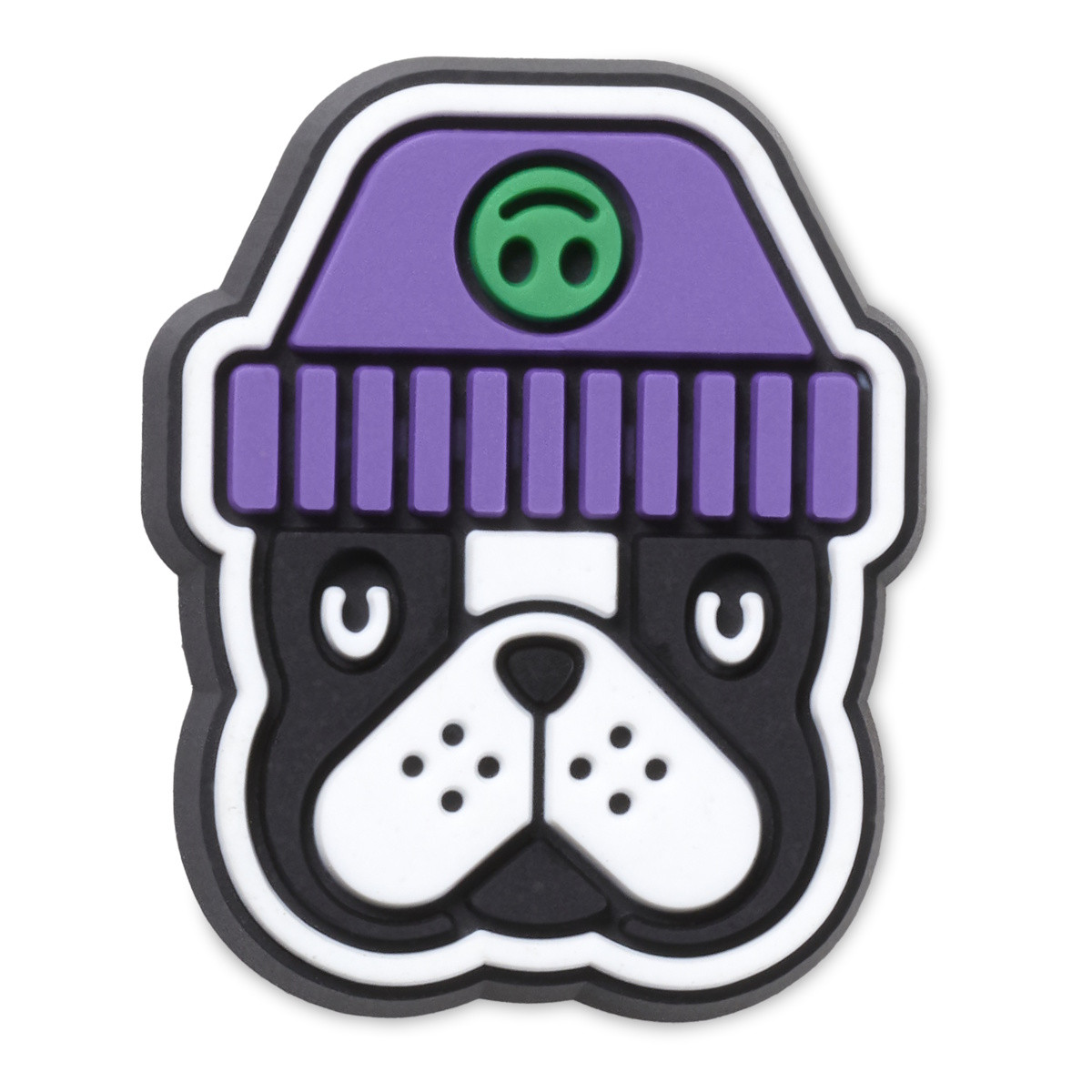 Jibbitz crocs cool pup with beanie