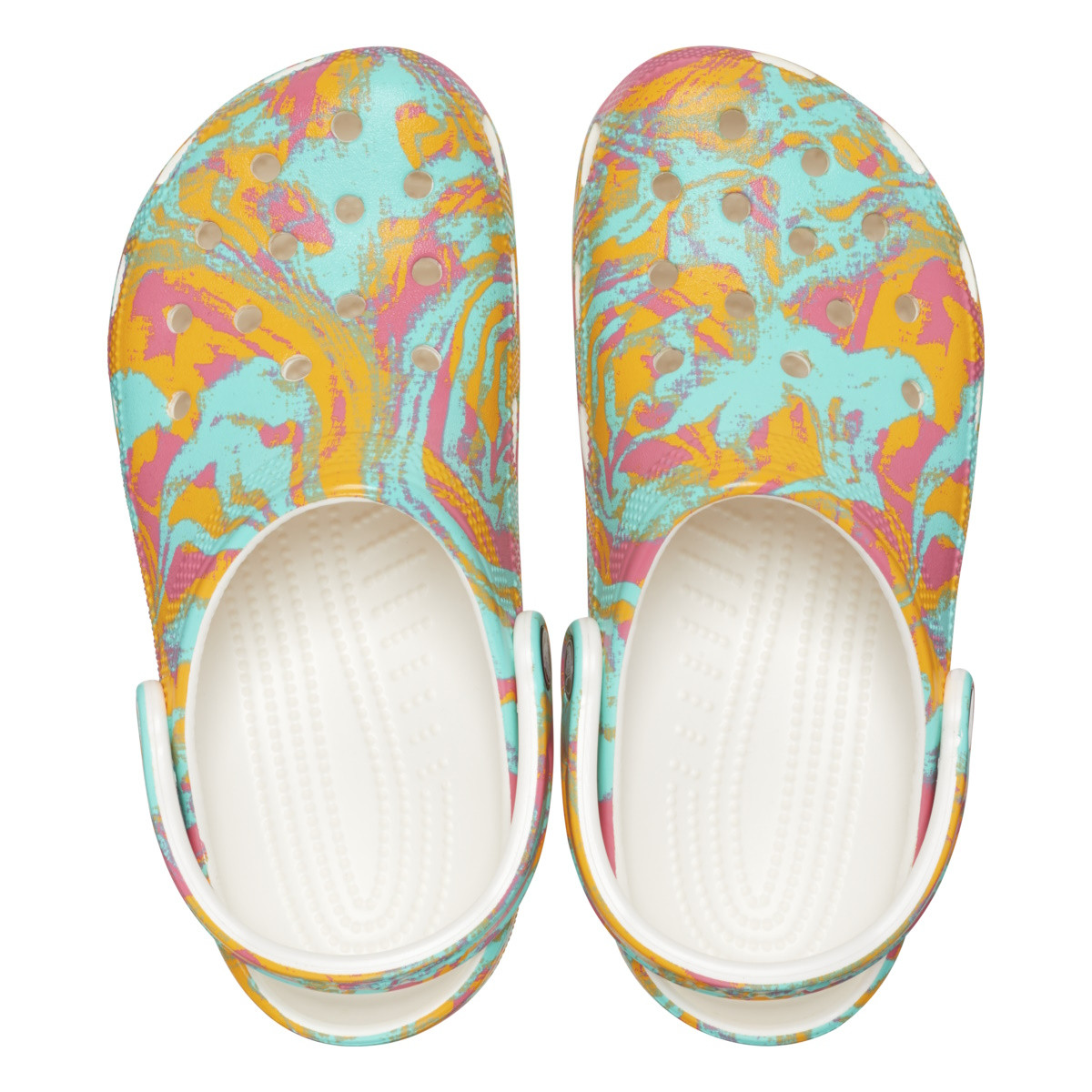 Saboti Crocs Classic Island Escape Clog Multicolor - Hyper Pink/Multi - 4 | YEO