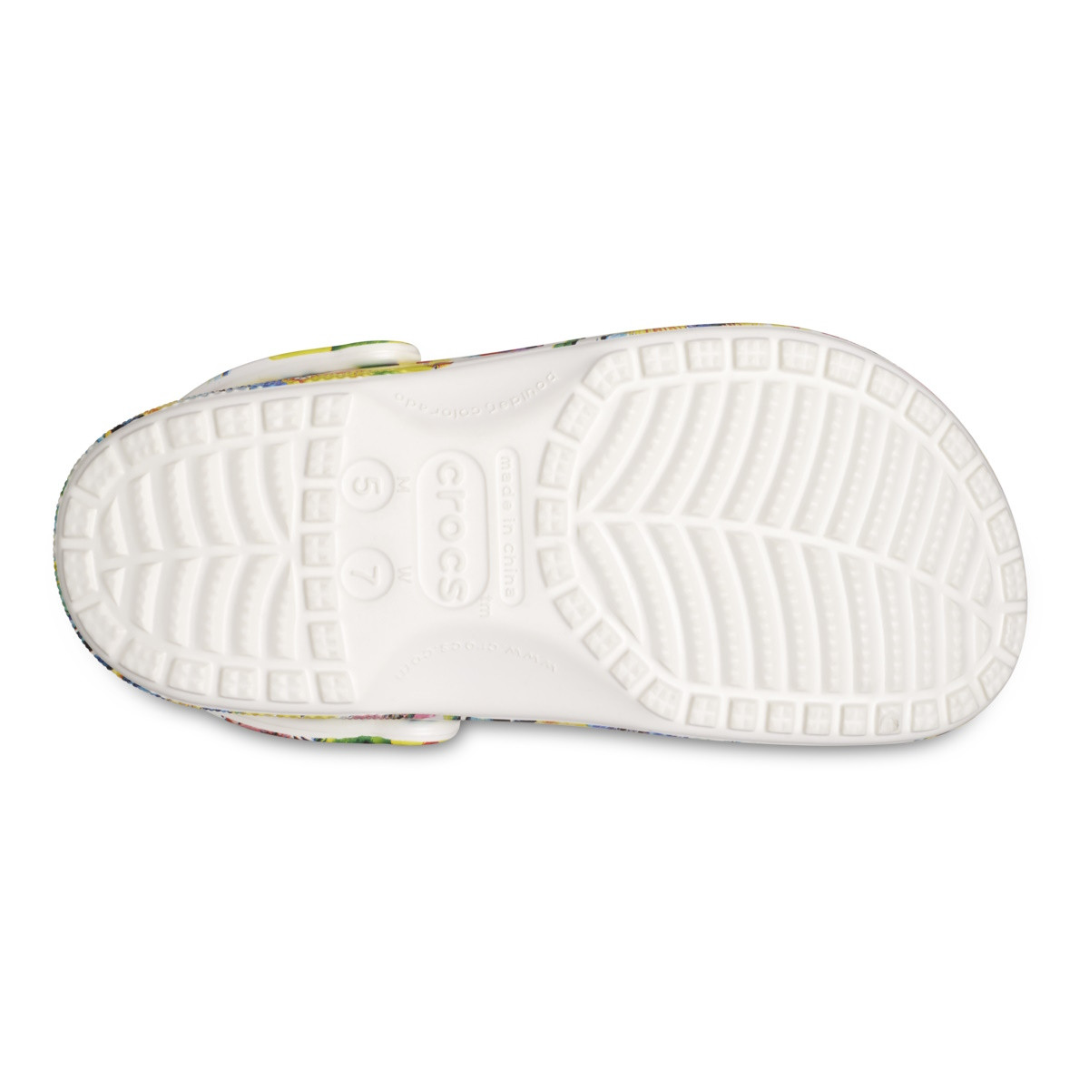 Saboti Crocs Classic Island Escape Clog Alb - White/Multi