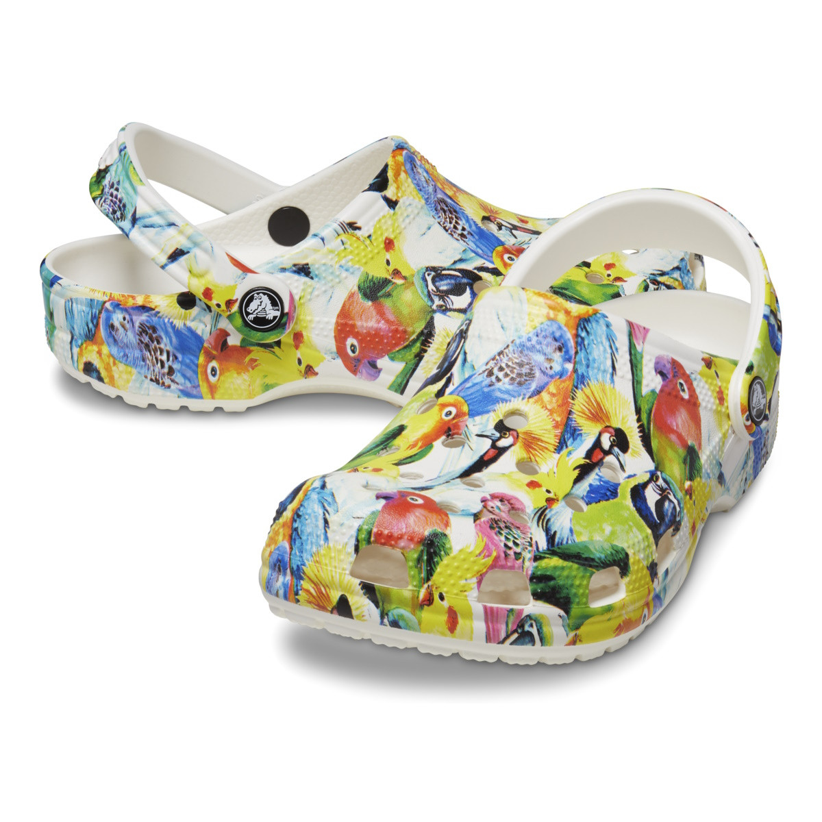 Saboti Crocs Classic Island Escape Clog Alb - White/Multi - 3 | YEO