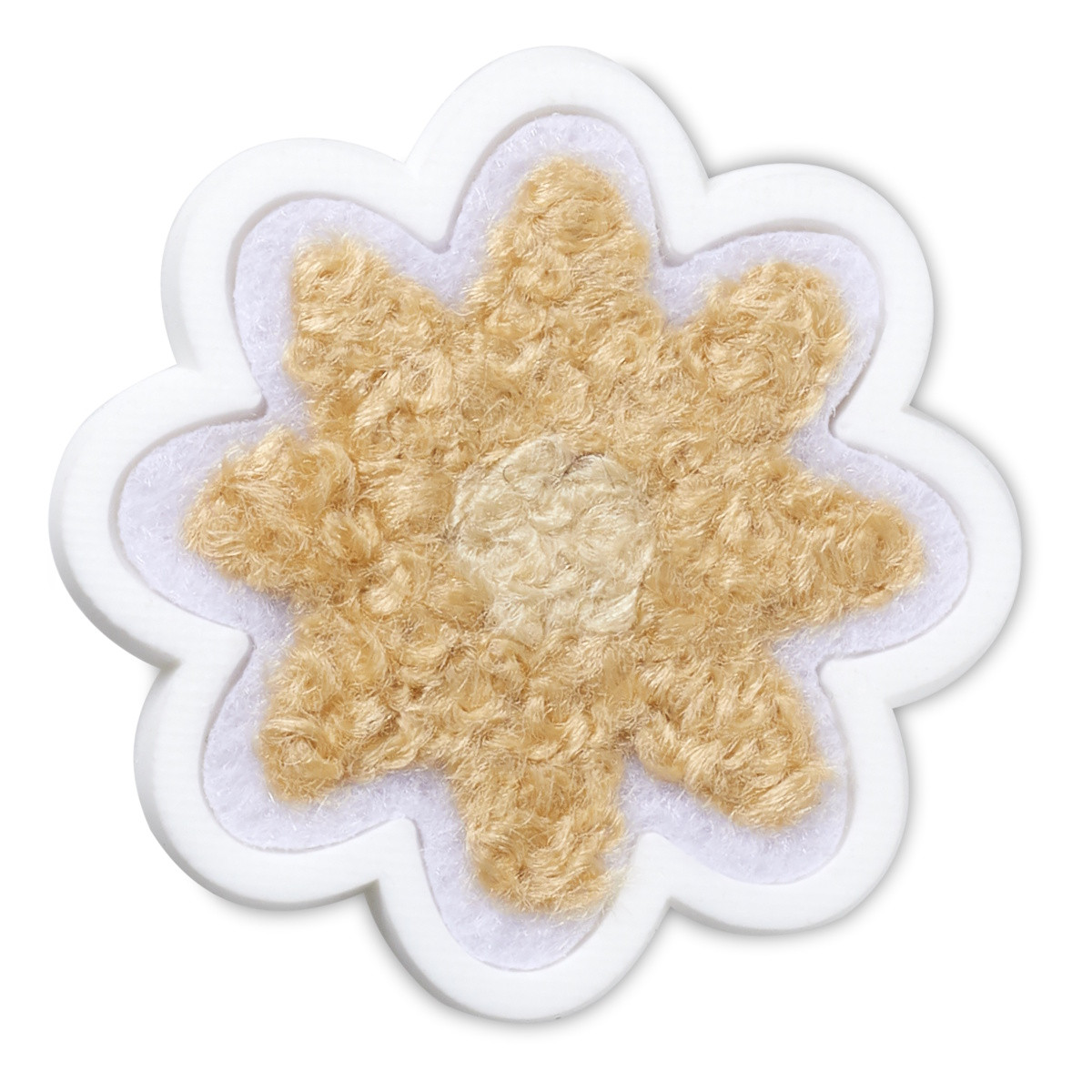 Jibbitz Crocs Tufted Tan Daisy