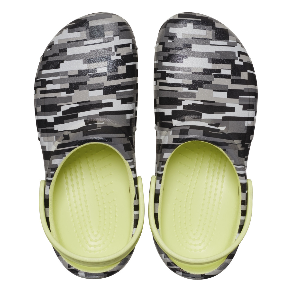 Saboti Crocs Bistro Graphic Clog Negru - Black/Lime - 4 | YEO