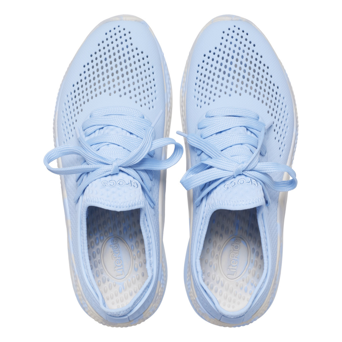Pantofi Crocs LiteRide 360 Marbled Pacer W Albastru - Blue Calcite/Multi - 4 | YEO