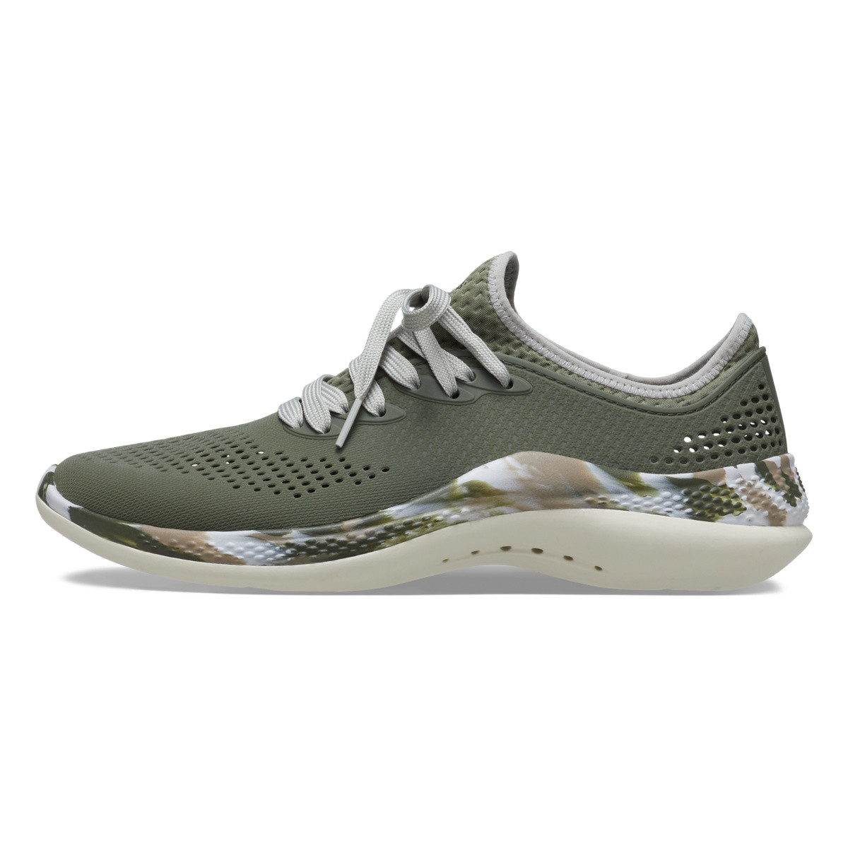 Pantofi Crocs LiteRide 360 Marbled Pacer M Verde - Army Green/Multi - 2 | YEO