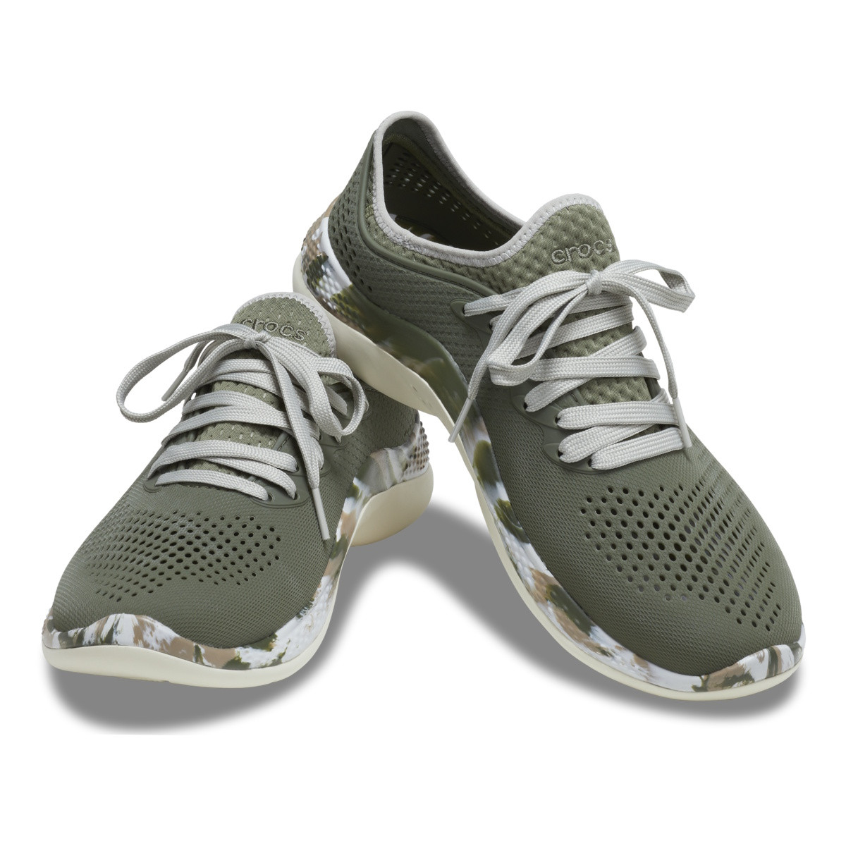 Pantofi Crocs LiteRide 360 Marbled Pacer M Verde - Army Green/Multi - 3 | YEO