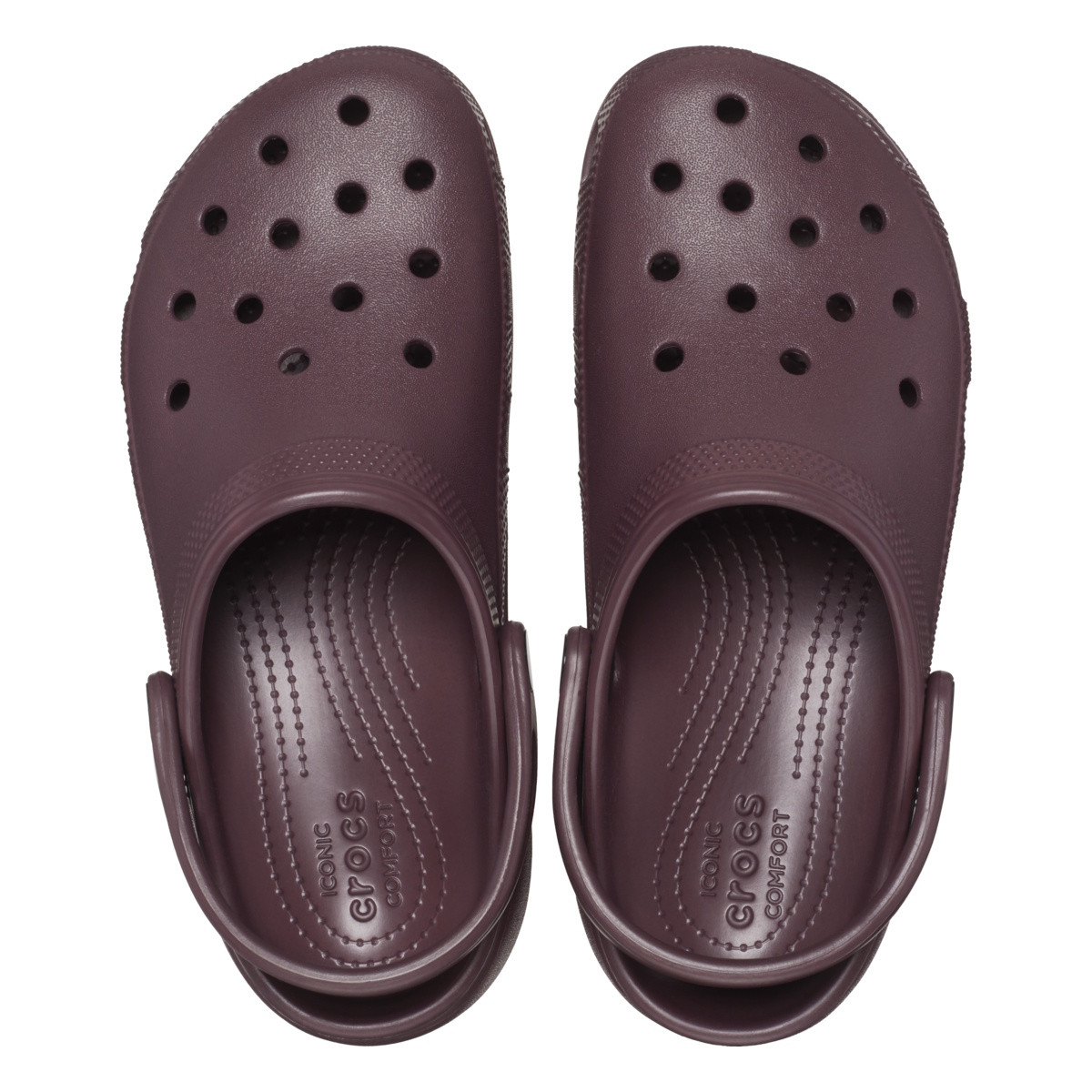 Saboți Crocs Women\'s Classic Platform Clog Bordo - Dark Cherry - 3 | YEO