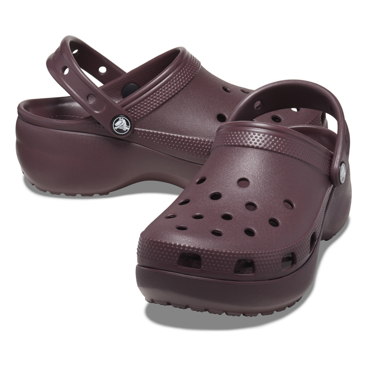 Saboți Crocs Women\'s Classic Platform Clog Bordo - Dark Cherry - 4 | YEO