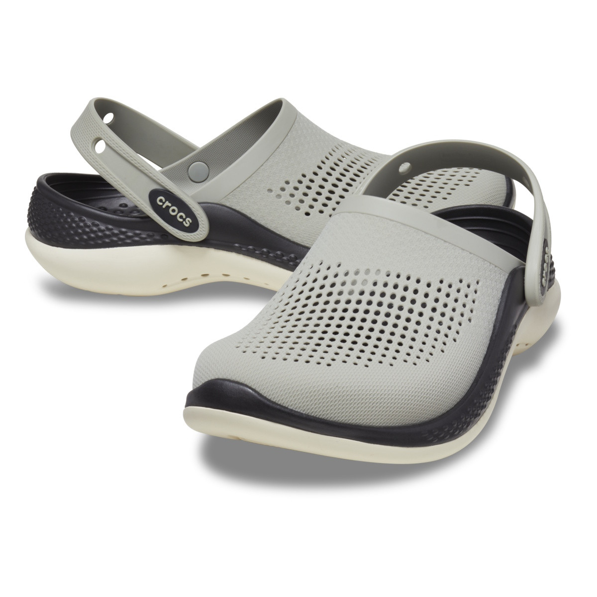 Saboti Crocs LiteRide 360 Clog Negru - Elephant/Black - 3 | YEO