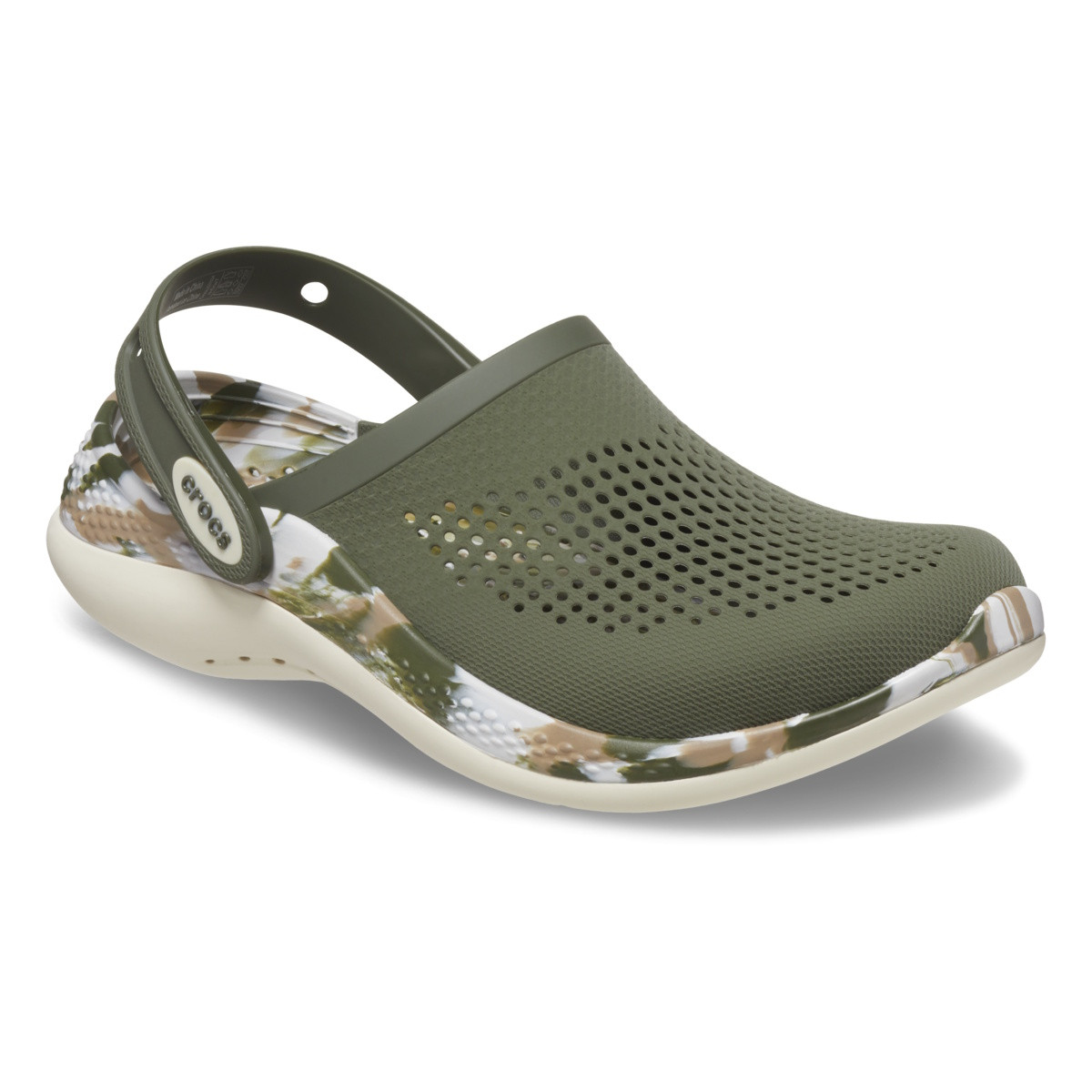 Saboti Crocs LiteRide 360 Marbled Clog Verde - Army Green/Multi - 1 | YEO