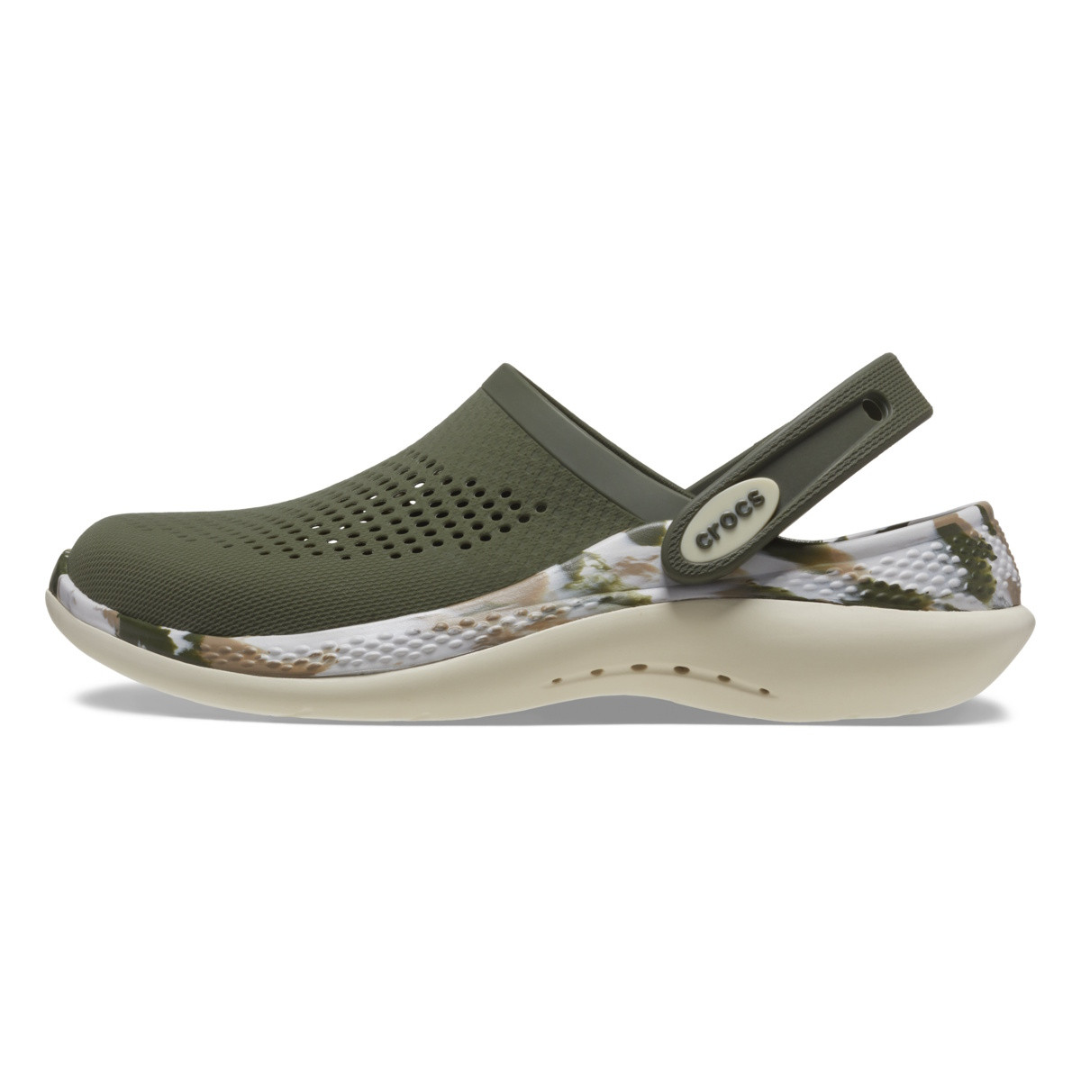 Saboti Crocs LiteRide 360 Marbled Clog Verde - Army Green/Multi - 2 | YEO