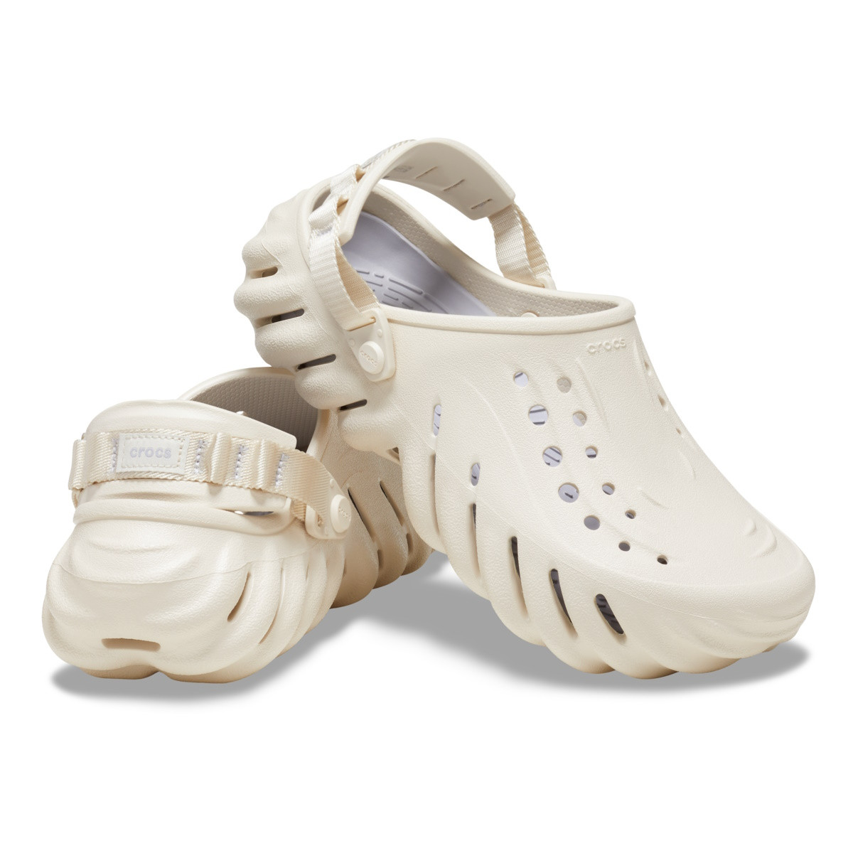 Saboti Crocs Echo Clog Bej - Stucco - 3 | YEO