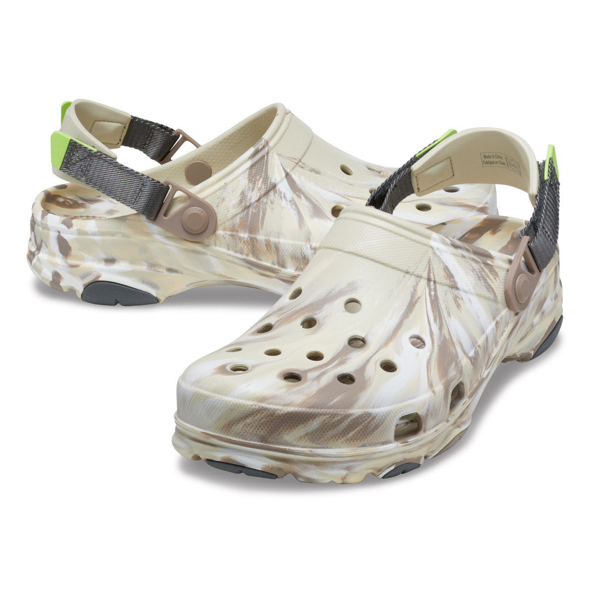 Saboti Crocs Classic All Terrain Marbled Clog Bej - Bone/Multi - 3 | YEO