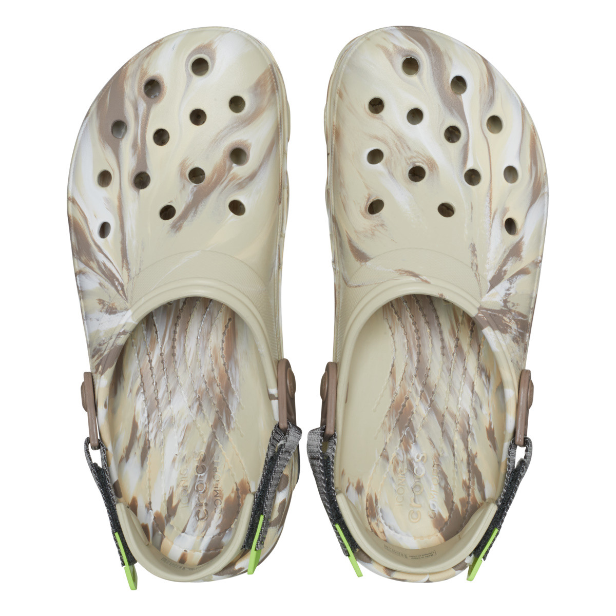 Saboti Crocs Classic All Terrain Marbled Clog Bej - Bone/Multi - 4 | YEO