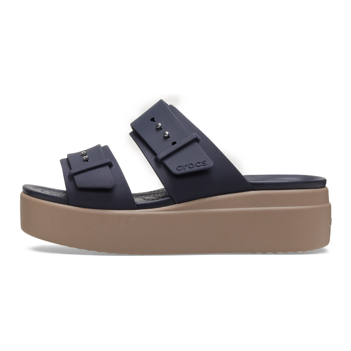Sandale Crocs Women’s Brooklyn Low Wedge Sandal Albastru - Deep Navy - 1 | YEO