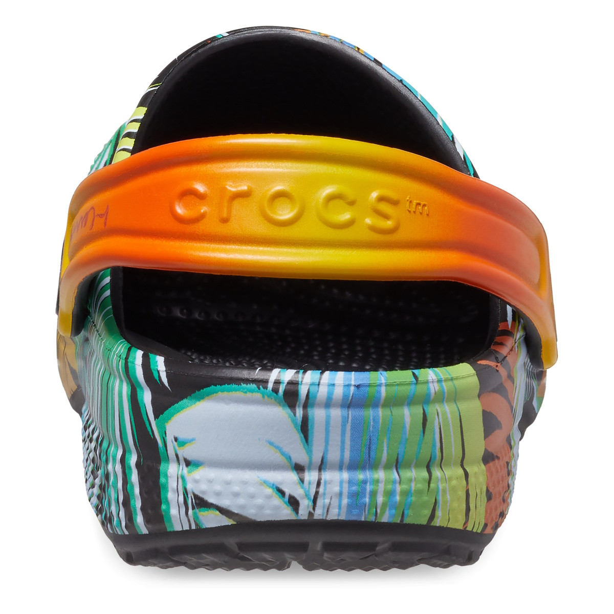 Saboti Crocs Classic Pool Party Clog Kids Negru - Black/Multi - 5 | YEO
