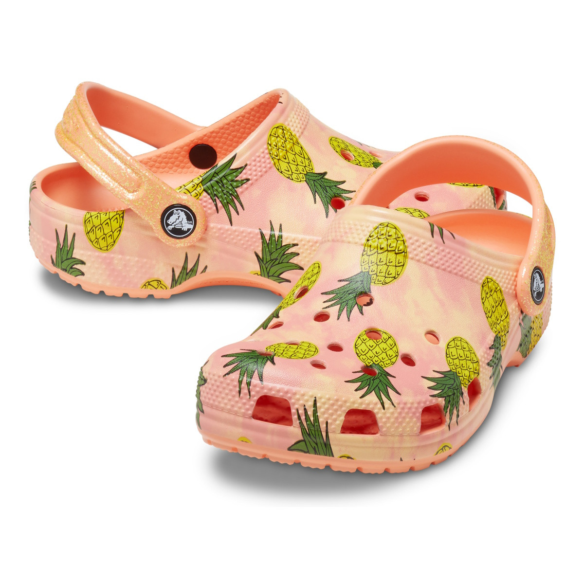 Saboti Crocs Classic Pool Party Clog Kids Galben - Papaya - 3 | YEO