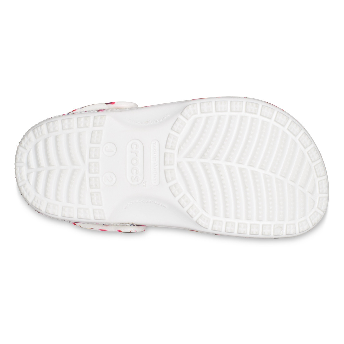 Saboti Crocs Classic Pool Party Clog Kids Multicolor - White/Flamingo