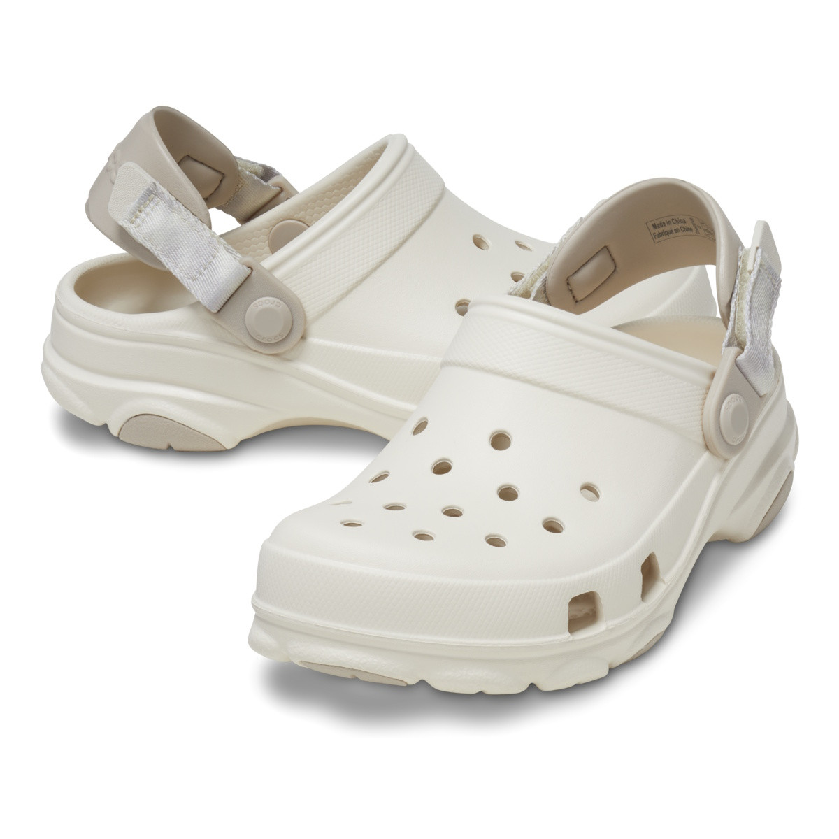 Saboti Crocs Classic All-Terrain Clog Kids Bej - Cobblestone/Stucco - 3 | YEO