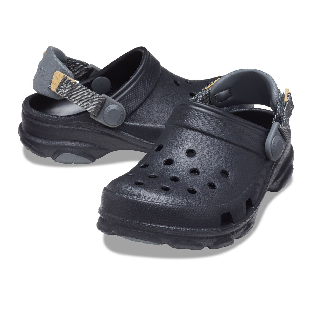 Saboti Crocs Classic All-Terrain Clog Kids Negru - Black - 3 | YEO